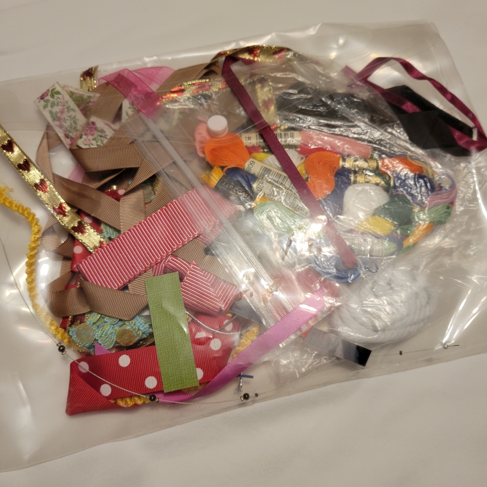 Ribbons and Embroidery Thread For Crafting